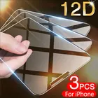 3 шт. закаленное стекло на iPhone 11 12 Pro X XR XS Max, защитное стекло на iPhone 7, 8, 6, 6s, Plus, 5, 5s SE стеклянная пленка