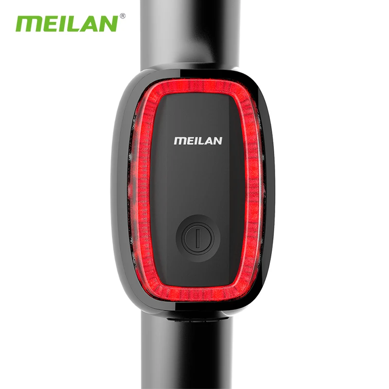 

MEILAN X6 Smart Bicycle Rear Light Auto Start / Stop Brake Sensing IPx5 Waterproof Cycling Taillight New 2020 LED Lights