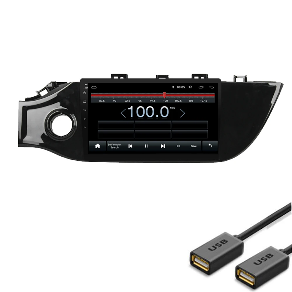 R-Way Android автомобильный Dvd Gps мультимедийный плеер для Kia Rio 4 / K2 2016 2017 2018 2019 9 &quotрадио