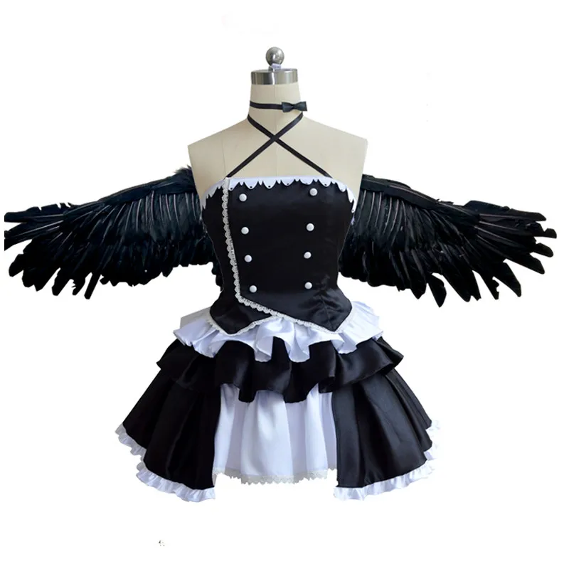 

HOT Anime LoveLive! Sunshine!! Aqours Tsushima Yoshiko Cosplay Costumes Little Devil Uniform Dress Full Set Female Clothing