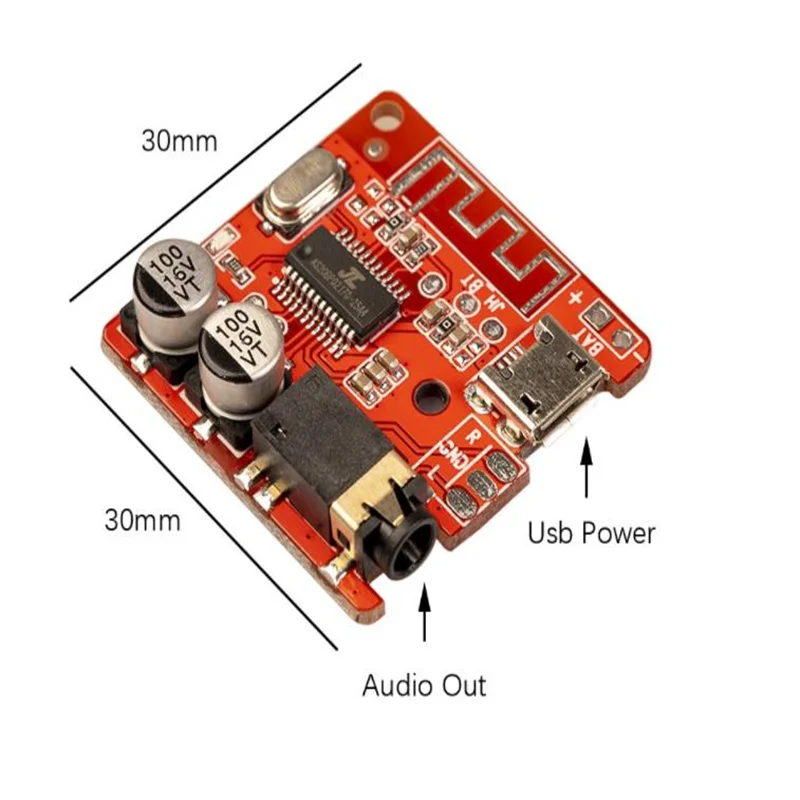 

Bluetooth Audio Receiver board Bluetooth 5.0 WAV+APE+FLAC+MP3 lossless decoder board Wireless Stereo Music Bluetooth Module