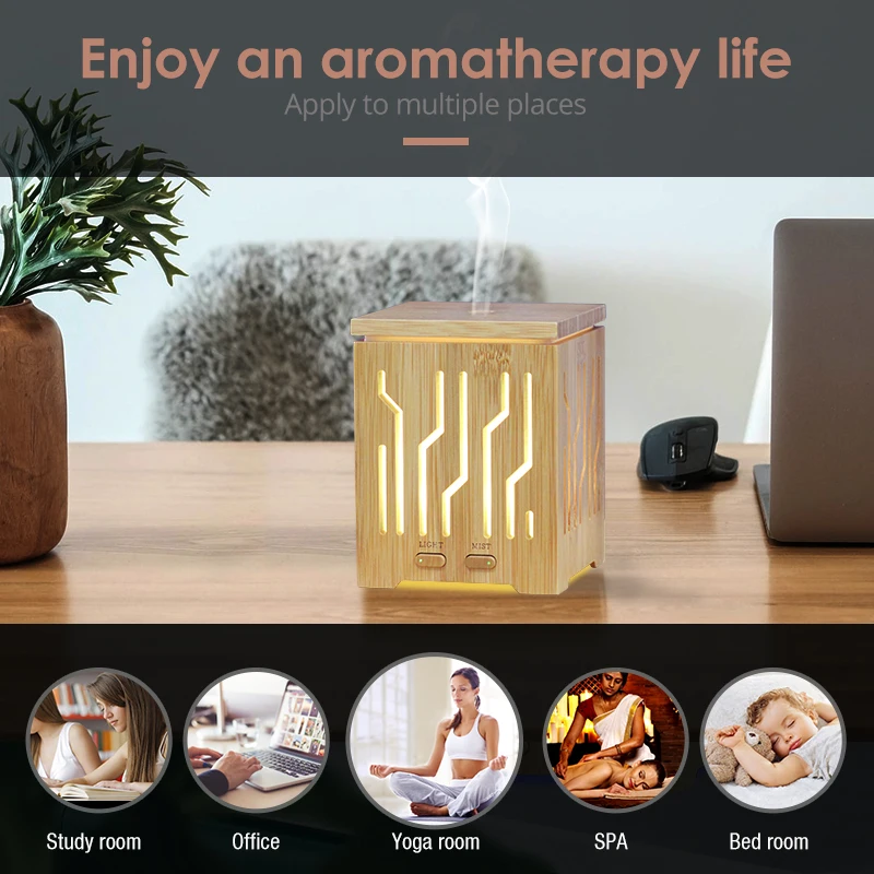 Чистый Натуральный Бамбуковый ароматизатор увлажнитель Ароматический диффузор