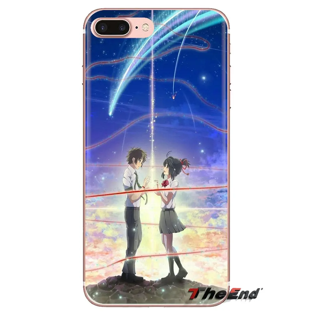 For Samsung Galaxy S3 S4 S5 Mini S6 S7 Edge S8 S9 S10 Plus Note 3 4 5 8 9 TPU Transparent Shell Cases romantic cartoon Your Name |