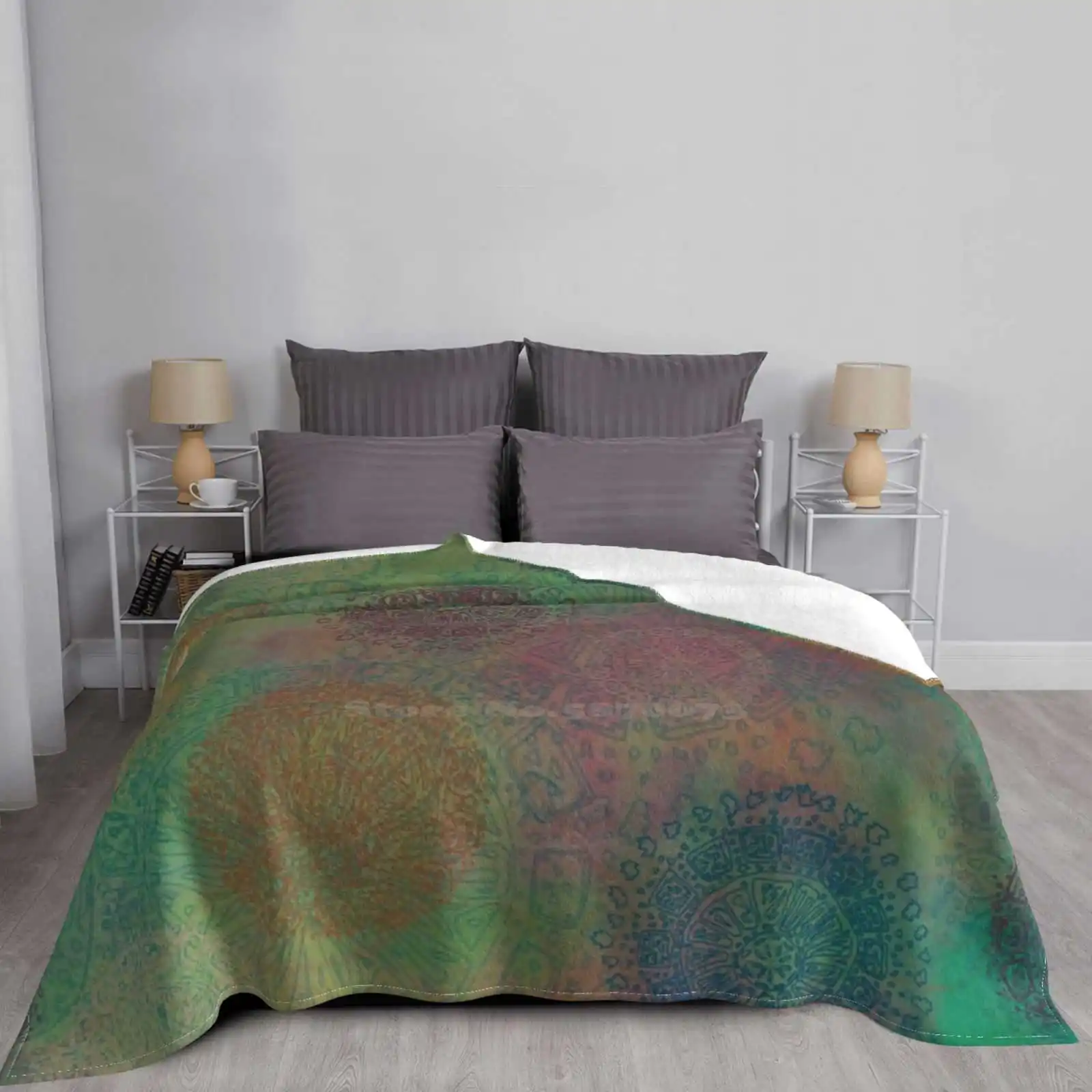 Одеяло для путешествий Be Jeweled-Изумрудное портативное с запахом украшениями