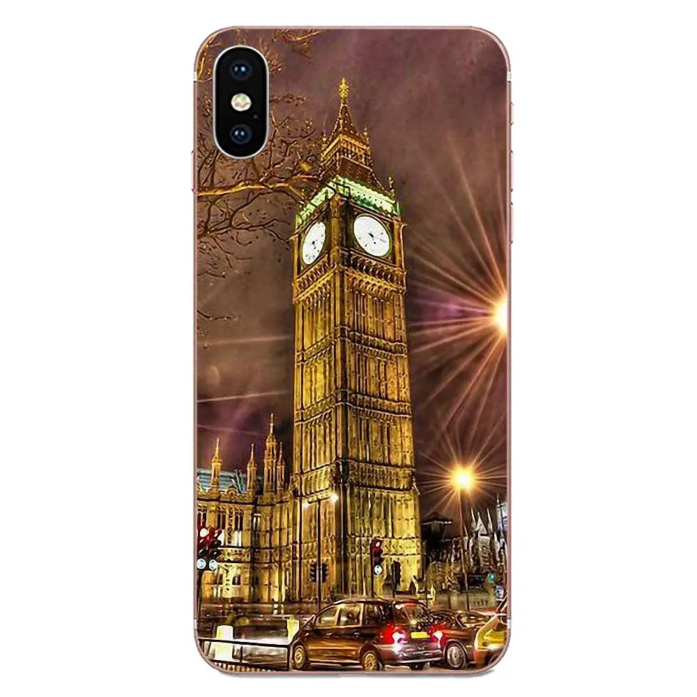 Высокое качество для Apple iPhone 11 Pro X XS Max XR 4 4s 5 5C 5S SE 6 6S 7 8 Plus Британский Лондон Биг Бен