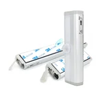 Беспроводной светильник для шкафа с датчиком движения, 6 светодиодов, 10 светодиодов, на батарейках, настенная лампа для шкафа, ночсветильник для кухни