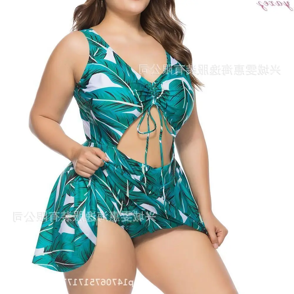 

5XL большой купальник с юбкой женский купальник женский раздельный купальник бикини 2020 пуш-ап купальник с высокой талией размера плюс