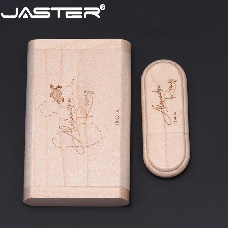 

USB-накопитель JASTER, 4/8/16/32/64 ГБ, деревянный, с логотипом на заказ