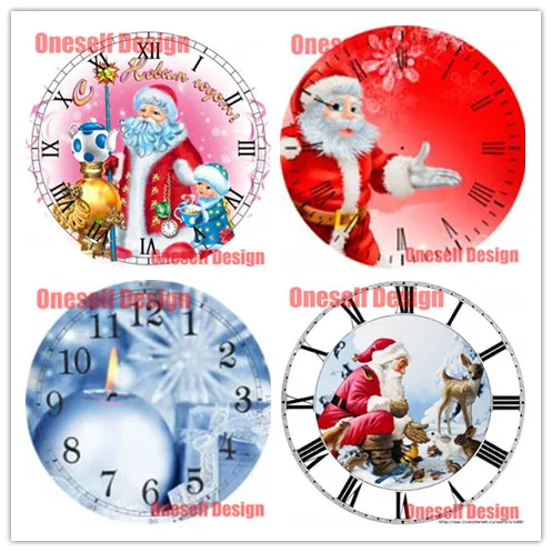 2020 Новый Рождественский подарок 5d алмазная картина полная с часами Санта Клаус