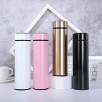 500ml vacuum flask insulated bottle with filter stainless steel thermos cup with tea strainer for home office travel accessories
