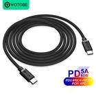 Кабель USB Type-C для быстрой зарядки MacBook, xiaomi, 5 А, 18293045606187 Вт