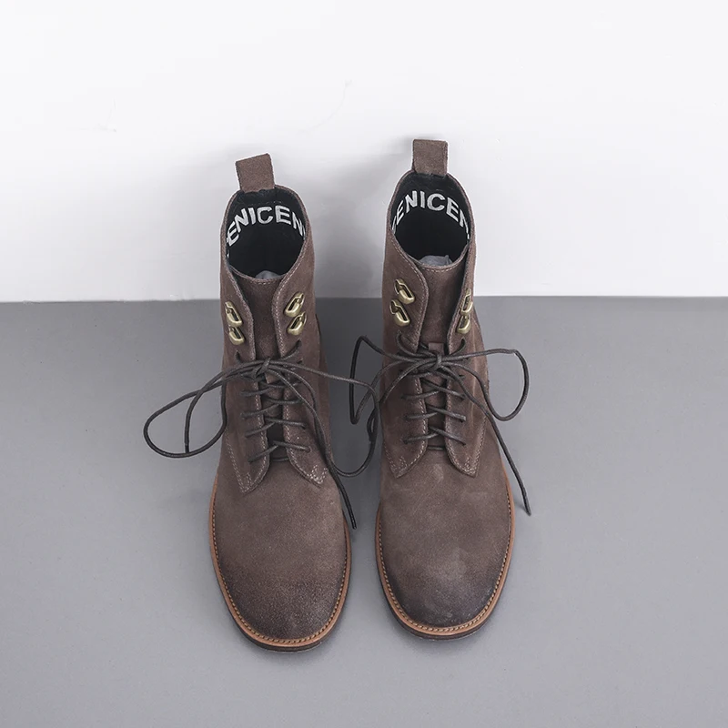 

ASUMER 2020 new ankle boots for women suede leather boots low heels lace up ladies autumn winter boots big size 34-44