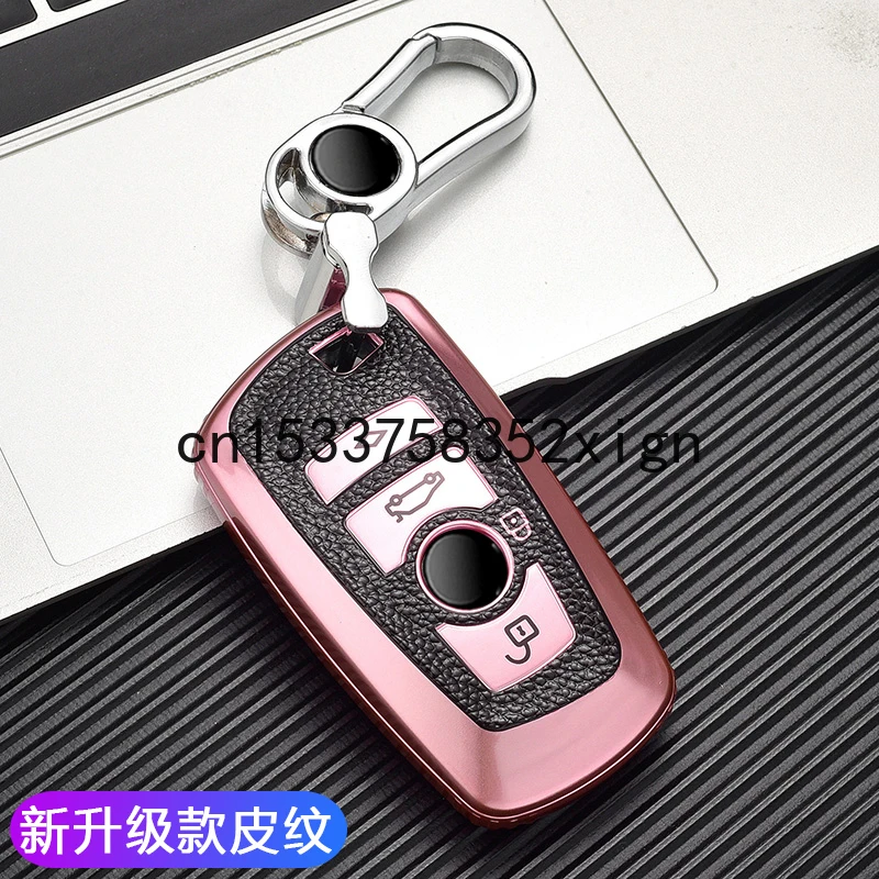 

Key bag For BMW New 3 Series 5 series gt7 series X3 X4 525Li 320li new key case chain car accessories for girls car seat cover