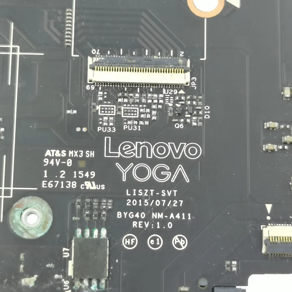

NM-A411 For Lenovo YOGA 900-13ISK Laptop Motherboard With 5B20K48454 BYG40 i7-6500U CPU 16GB RAM