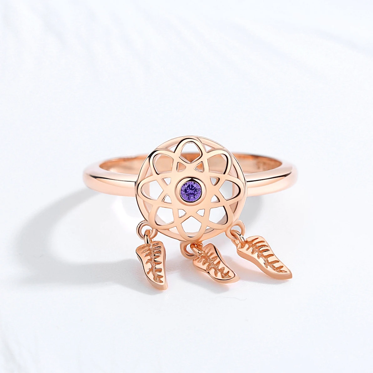 Женское кольцо в виде Ловца снов TONGZHE из стерлингового серебра 925 пробы с