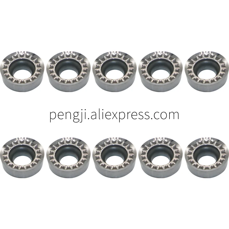 

10PCS RCGT1003MO-AK H01 ​(R5) ​Carbide Milling Insert Used for Indexable Face Mill and End Mill for Processing Aluminum Alloy.