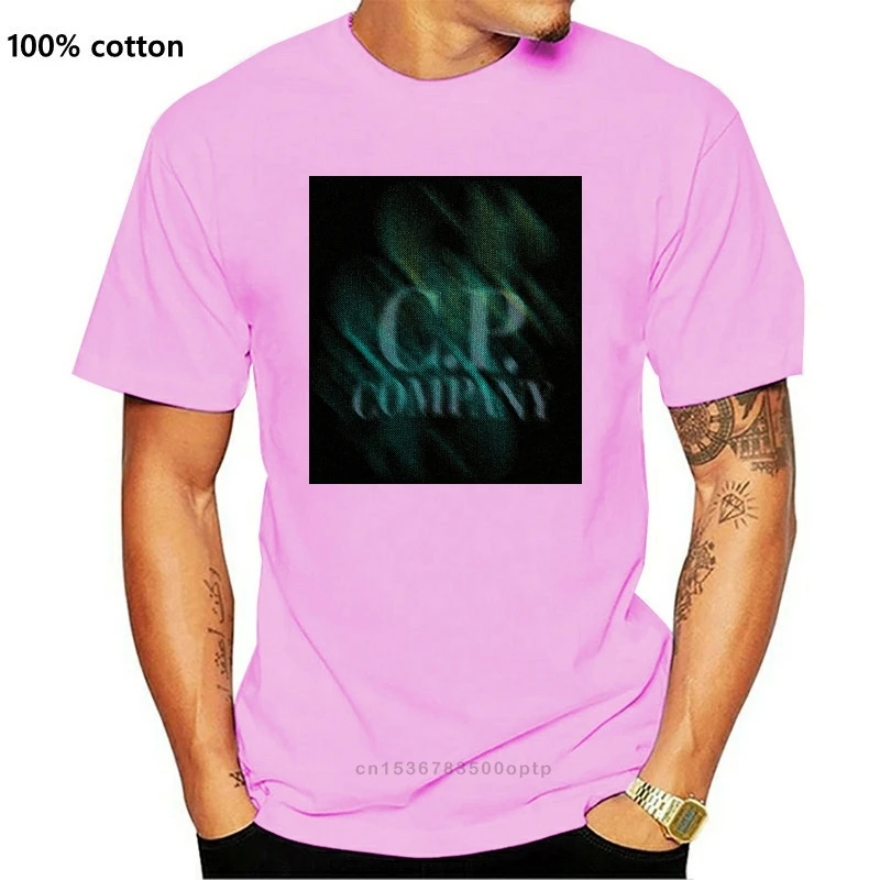 

Коллекция 2021, мужская хлопковая футболка с принтом Foshion Brond с логотипом CP