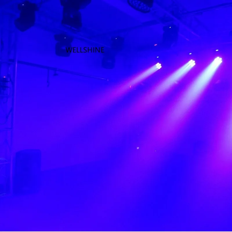 Сценическое освещение DMX 512 4 шт./лот 7x12 Вт светодиодный прожектор