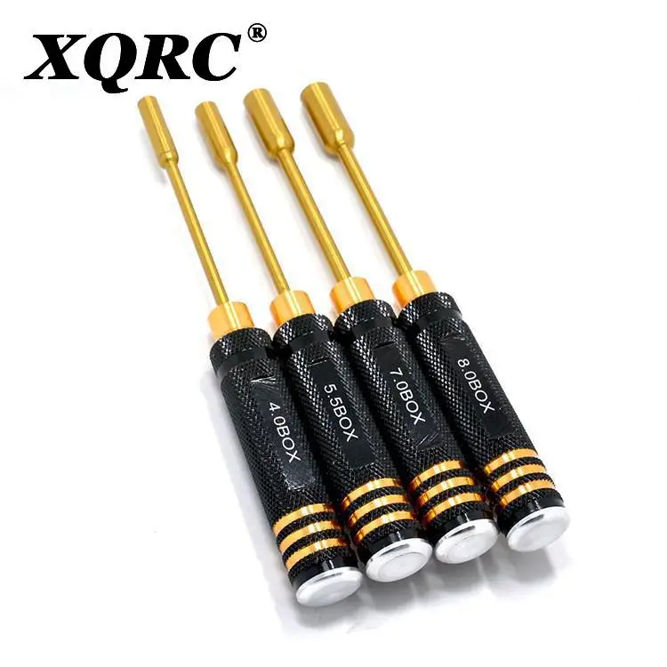 XQRC 1.5 / 2.0 2.5 3.0 mm titanium plated hexagon screw driver tool set 4.0 5.5 7.0 8.0 nut sleeve