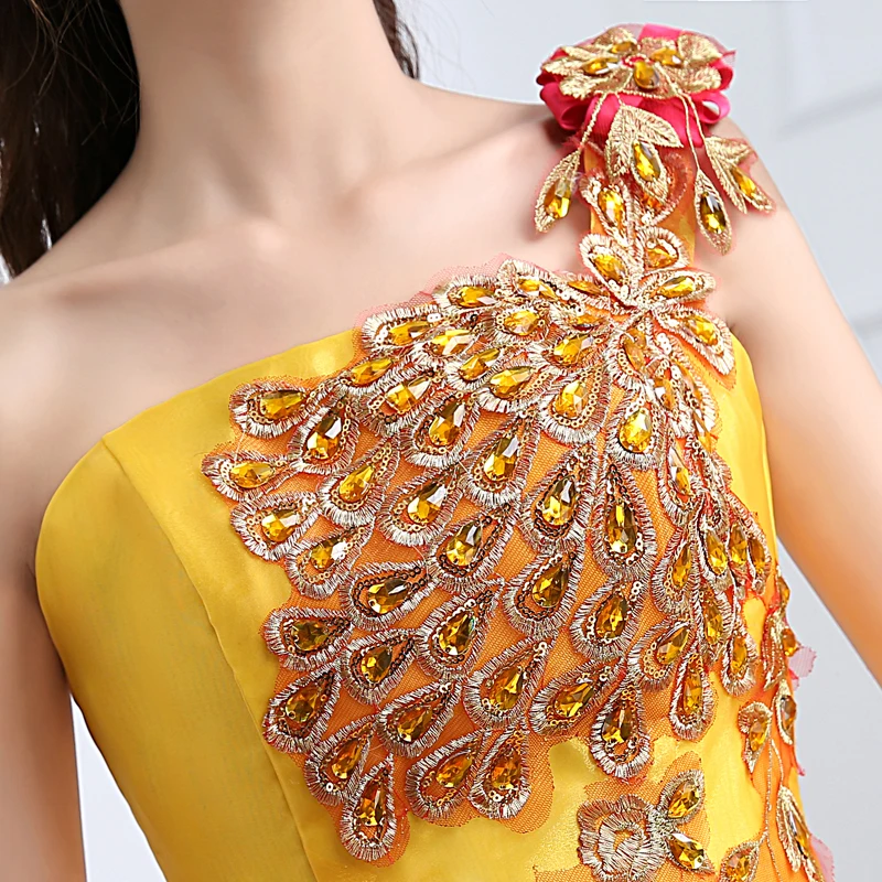 Новое поступление золотистые короткие женские вечерние платья принцессы для