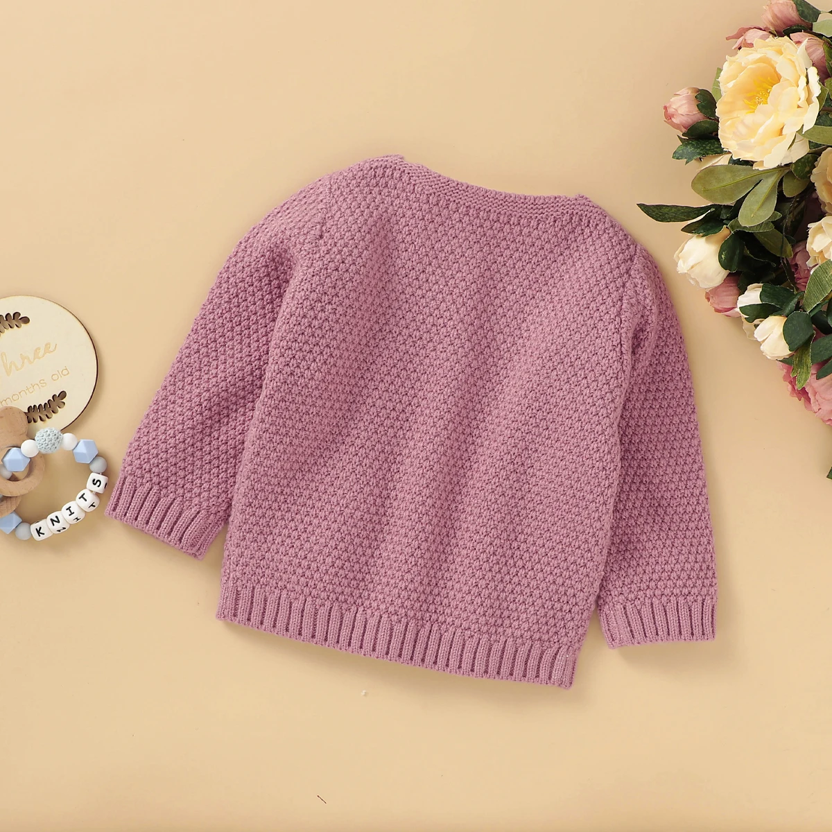 Детский свитер ручной работы вязаный кардиган куртка пальто для девочек зимние