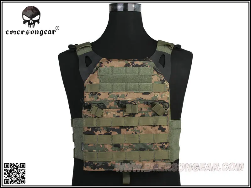 JD Emerson gear Emerson JPC тактический жилет бронежилет нейлон Molle защитная пластина Перевозчик военный страйкбол боевой CS Wargame gear - Цвет: JD