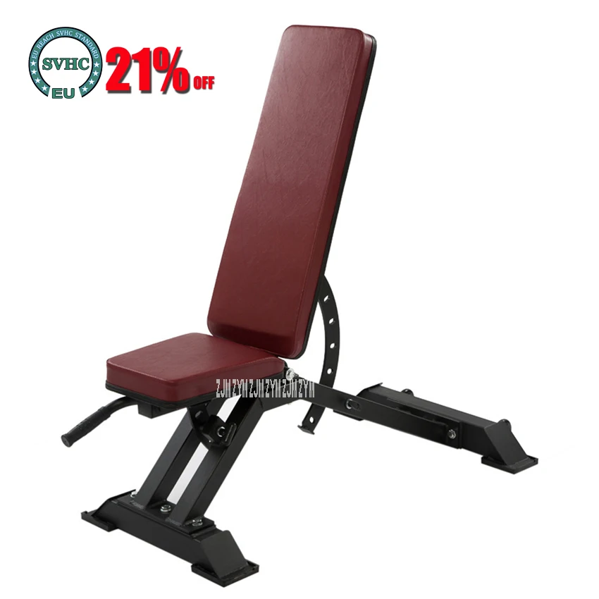 

TT1001 Многофункциональный Регулируемый табурет для гантелей, плоский табурет, хрустящая скамейка, Складывающийся стул для фитнеса