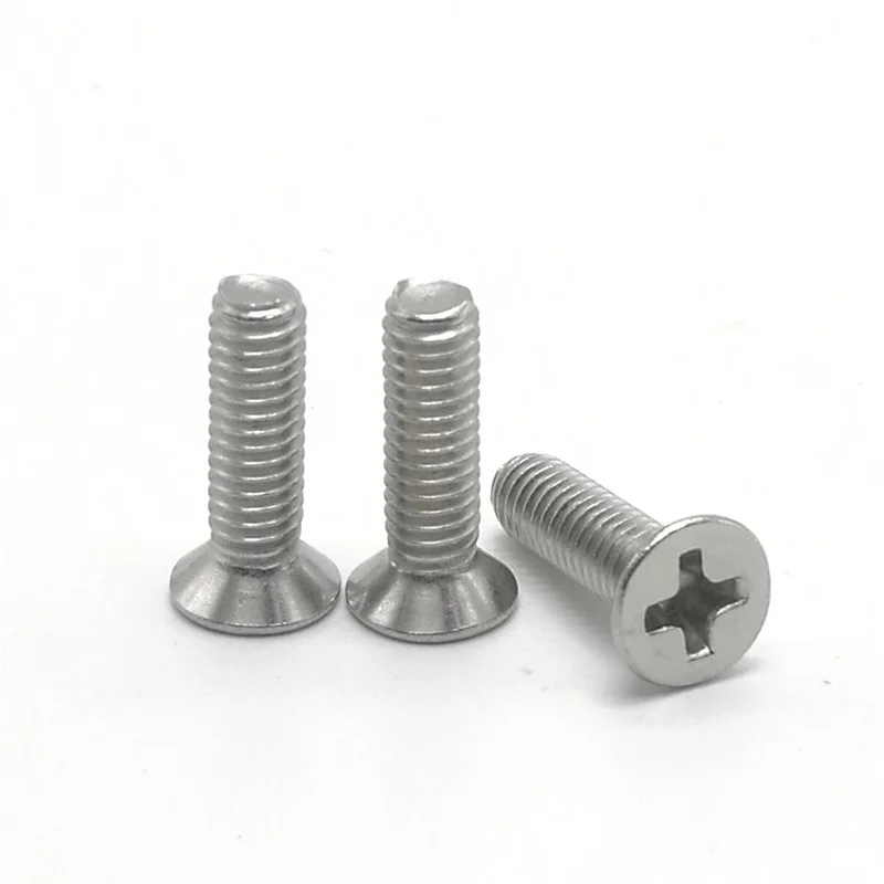 50 шт. M1 M1.2 M1.4 M1.6 M2 M2.5 M3 M4 Mini Micro DIN965 маленький черный 304 из нержавеющей Стали Phillips с