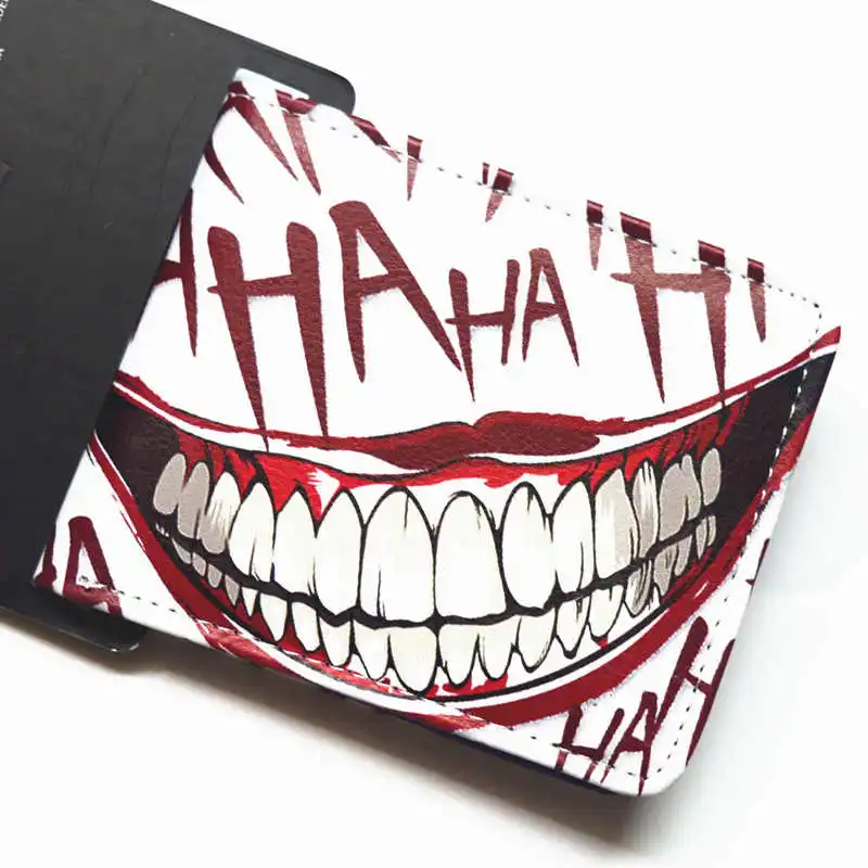 Мультяшный кошелек Joker карман для монет кредитные карты мальчиков и девочек