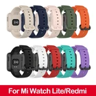 Съемный силиконовый ремешок для Xiaomi Mi band часы Lite глобальная версия Smart Watch Sport браслет для Redmi ремешок для часов