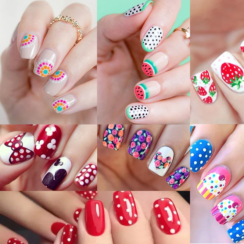 5 шт. набор для маникюра с УФ-гелем акриловыми ручками и стразами | Красота