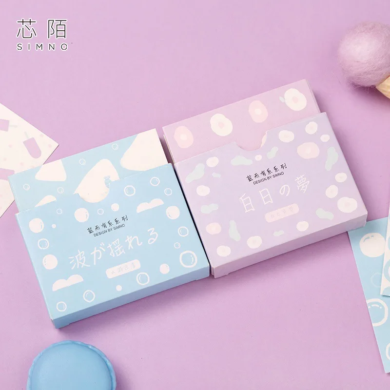 SIXONE 48 листов креативные декоративные карты сообщений Милая открытка практичная