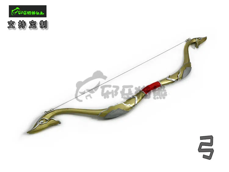 Jinling bow weapon long sword arrow quiver ancestor cos solid wood props Chenqingling cosplay mao dao zu shi | Тематическая одежда