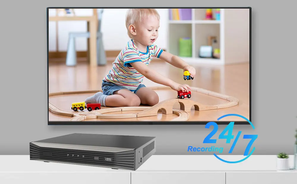 Anpviz H.265 4CH POE NVR KIT CCTV Security System 2/4PCS 5MP CCTV Bullet IP Camera P2P Video Surveillance Set