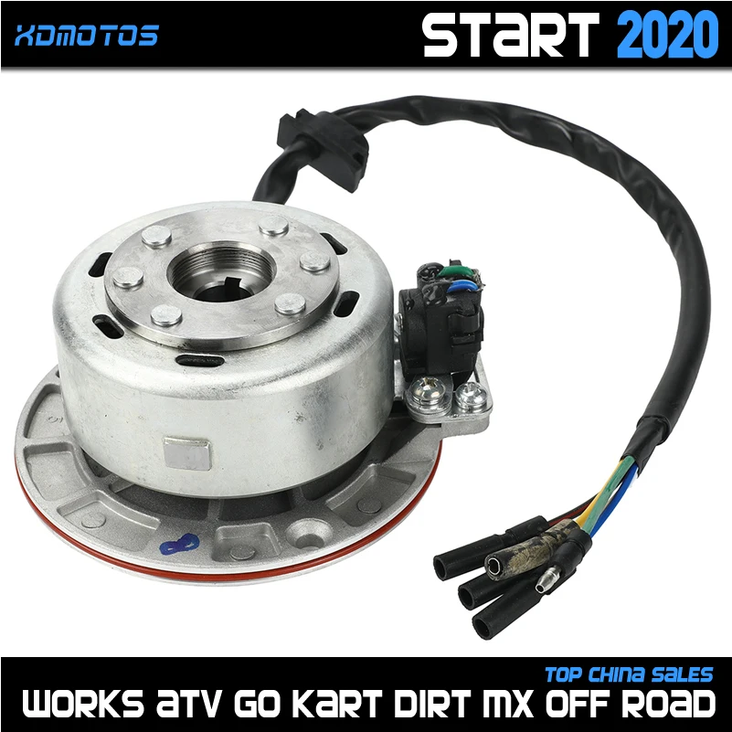 

12 В переменного тока, магнето-статор зажигания, комплект маховика со светом для YINXIANG YX 140cc 150cc 160cc KAYO BSE SDG SSR Pitsterpro Dirt Bike