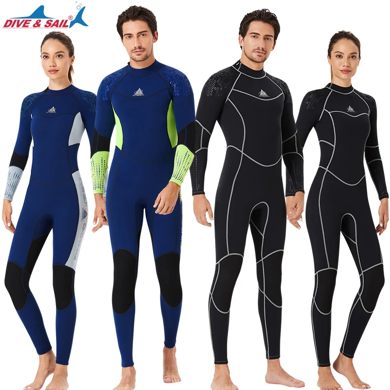 

Wetsuits Men and Women Guardian 1.5mm Neoprene Full Scuba Diving Suits Surfing Swimming Long Sleeve Keep Warm Back Zip