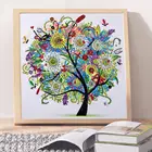 5D DIY алмазная живопись Всесезонная елка, специальная блестящая Алмазная вышивка, мозаика, наклейка, вышивка крестиком, украшение