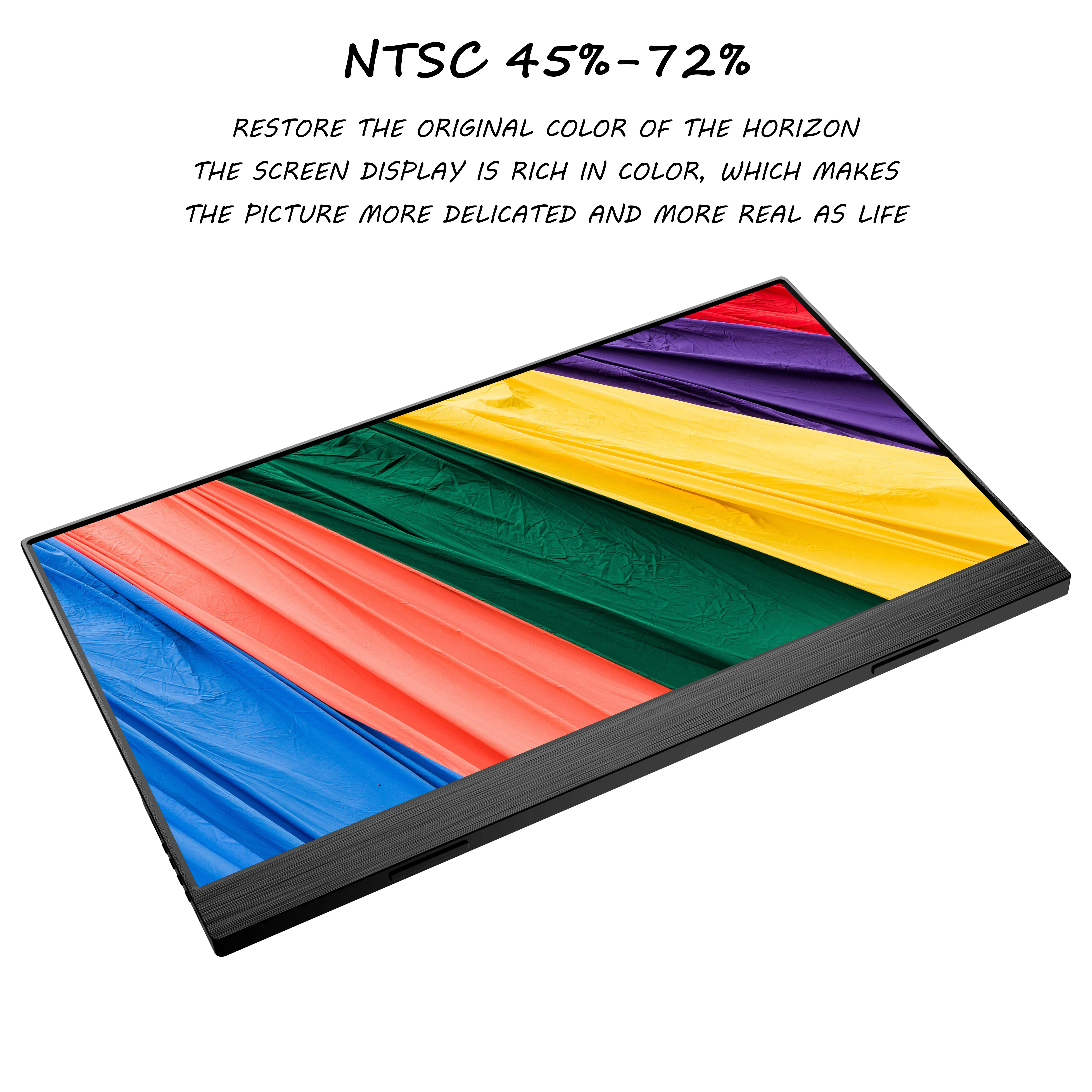 15 6inch portable monitor ultrathin metal body touchscreen 1080p hdr ips panel usb c hdmi compatible gaming working monitor free global shipping