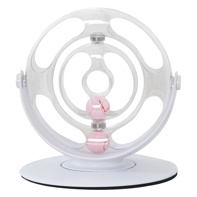 

Cat toy luminous ball space ring double ring three axis rotating disc cat grabbing ball track tease cat puzzle cat toy