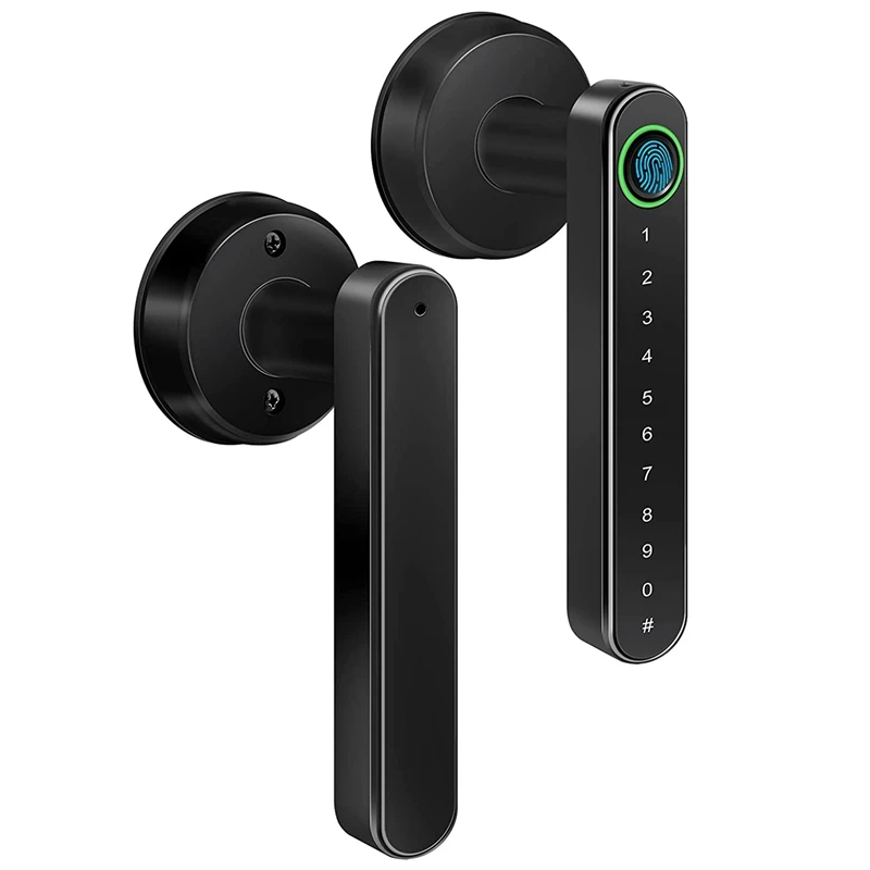 

Smart Door Lock,Fingerprint Door Lock,Keyless Entry Door Lock With Handle, Bluetooth APP Wifi Control,For Home,Office