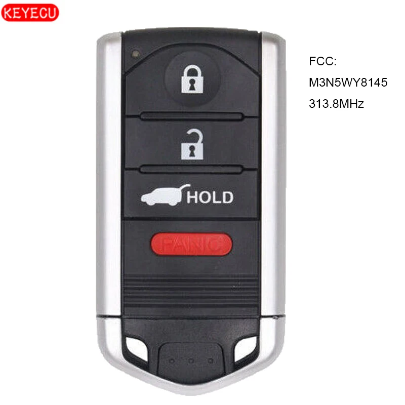 KEYECU OEM дистанционный смарт ключ брелок 3 + 1 кнопка 313 8 МГц для Acura TL 2009 2012 FCC: