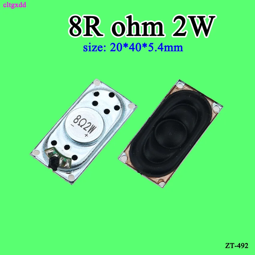 2 шт./лот громкий динамик cltgxdd Вт 8R 4020 8 Ом 40*20 мм Толщина 5 4 | Обустройство дома