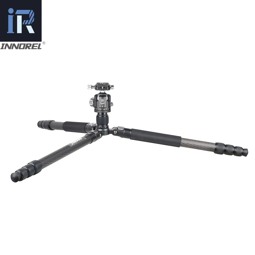 RT85CL 10 слоев углеволокна Профессиональный штатив-монопод для цифровой зеркальной камеры с двойной панорамной низкой гравитационной шаровой головкой Видео.