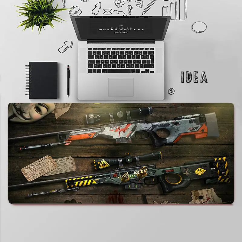 

YNDFCNB Top Quality cs go Large Mouse pad PC Computer mat Free Shipping Large Mouse Pad Keyboards Mat