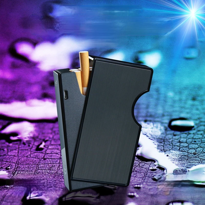 

Heating Wire Lighter Cigarette Case Universal Cigarette Case Creative USB Charging Cigarette Lighter Smoking Accessories