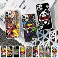 japan fashion hysteric mini phone case for iphone 13 12 mini 11 pro xs max xr x 8 7 6 6s plus 5s cover