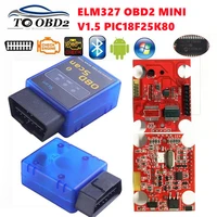elm327 v1 5 with pic18f25k80 chip bluetooth obd2 scanner vgate obdii scan tool can bus works on android torquepc