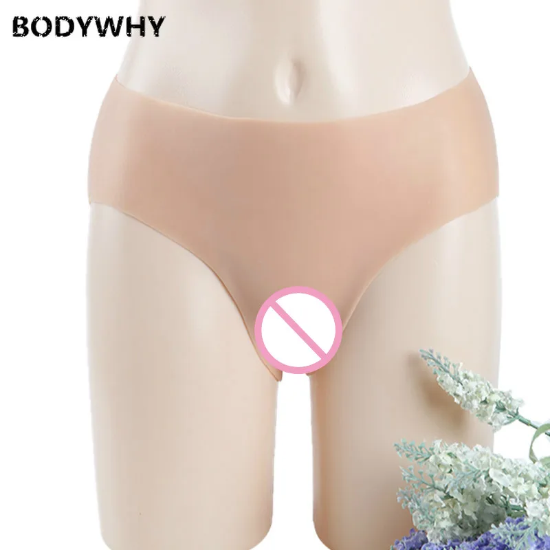 Silicone Fake Pants Hot Sale Realistic Artifical  Touch Feeling Silicone Pants Form for Crossdresser Transgender Enhancer