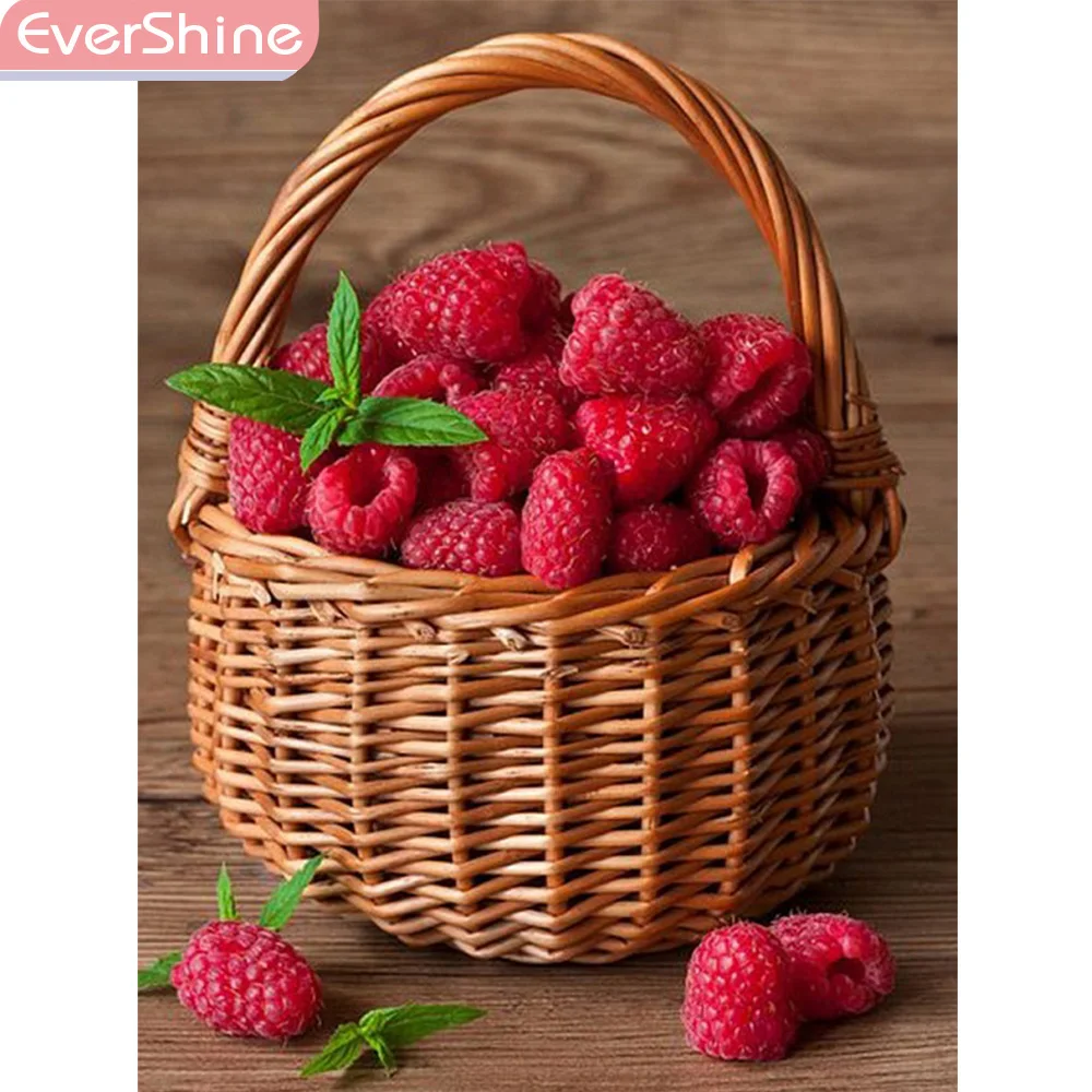 EverShine Алмазная вышивка полная выкладка фрукты алмазная мозаика картина стразами
