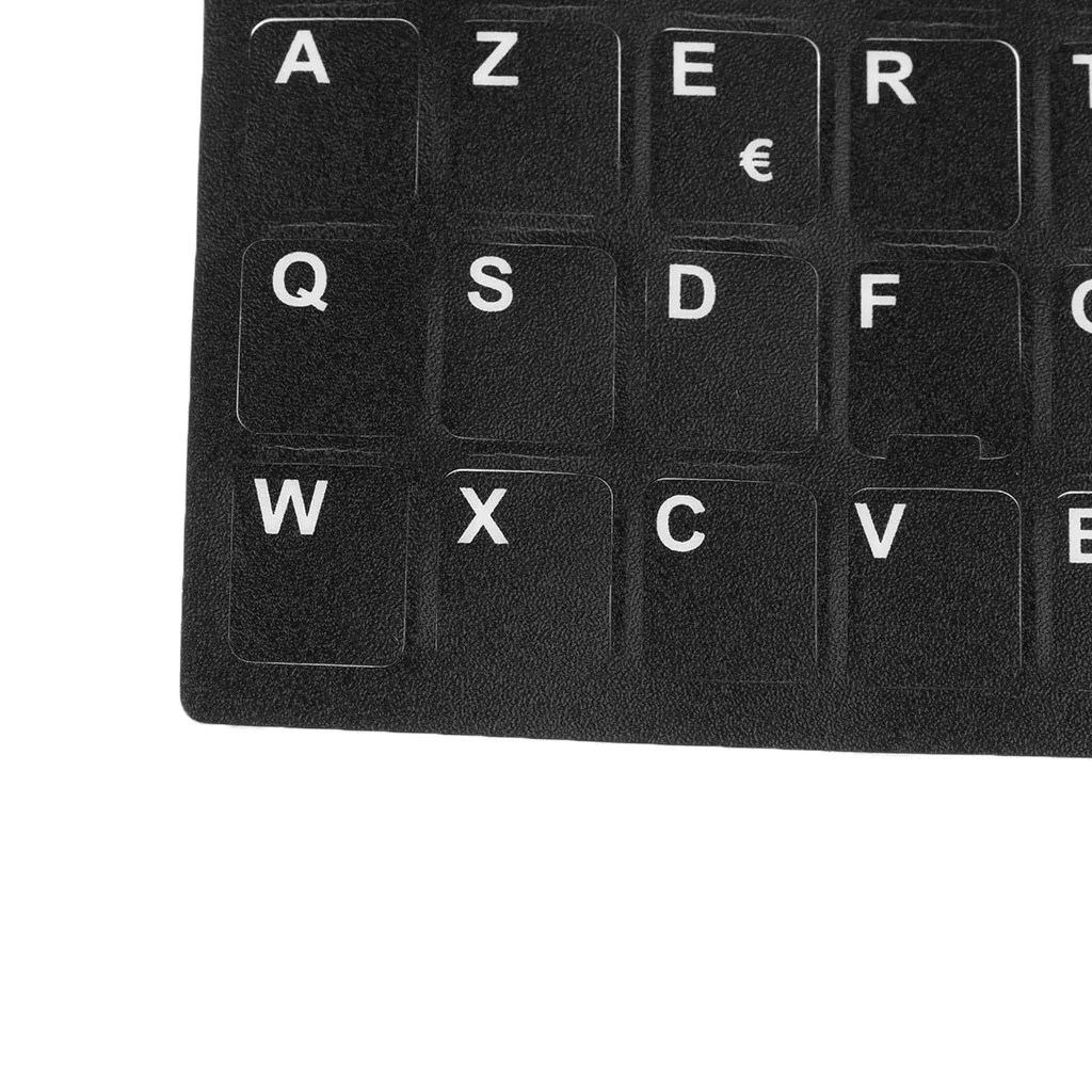 

French Standard Keyboard Layout Sticker Decoration White Letter Replacement